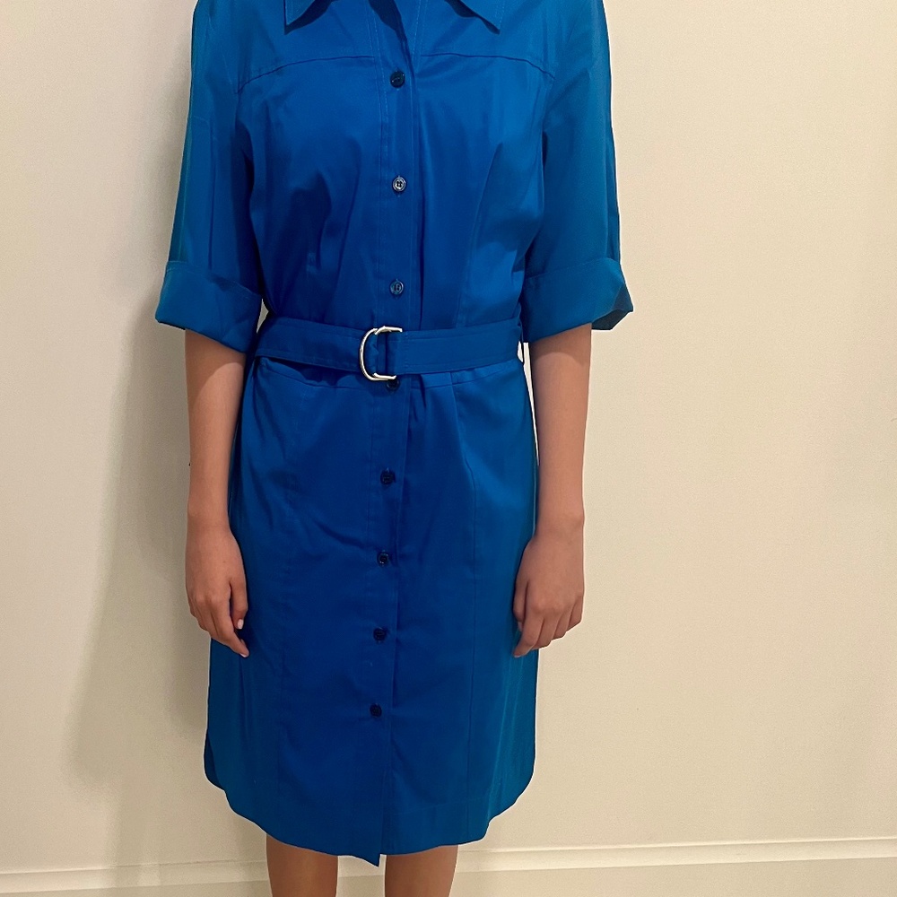 Hugo BOSS blue dress